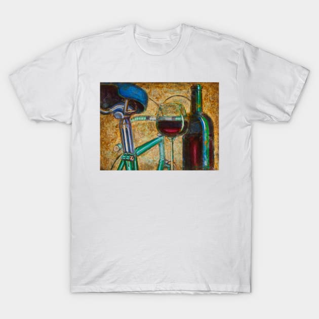 Leroica Bianchi Chianti T-Shirt by markhowardjones